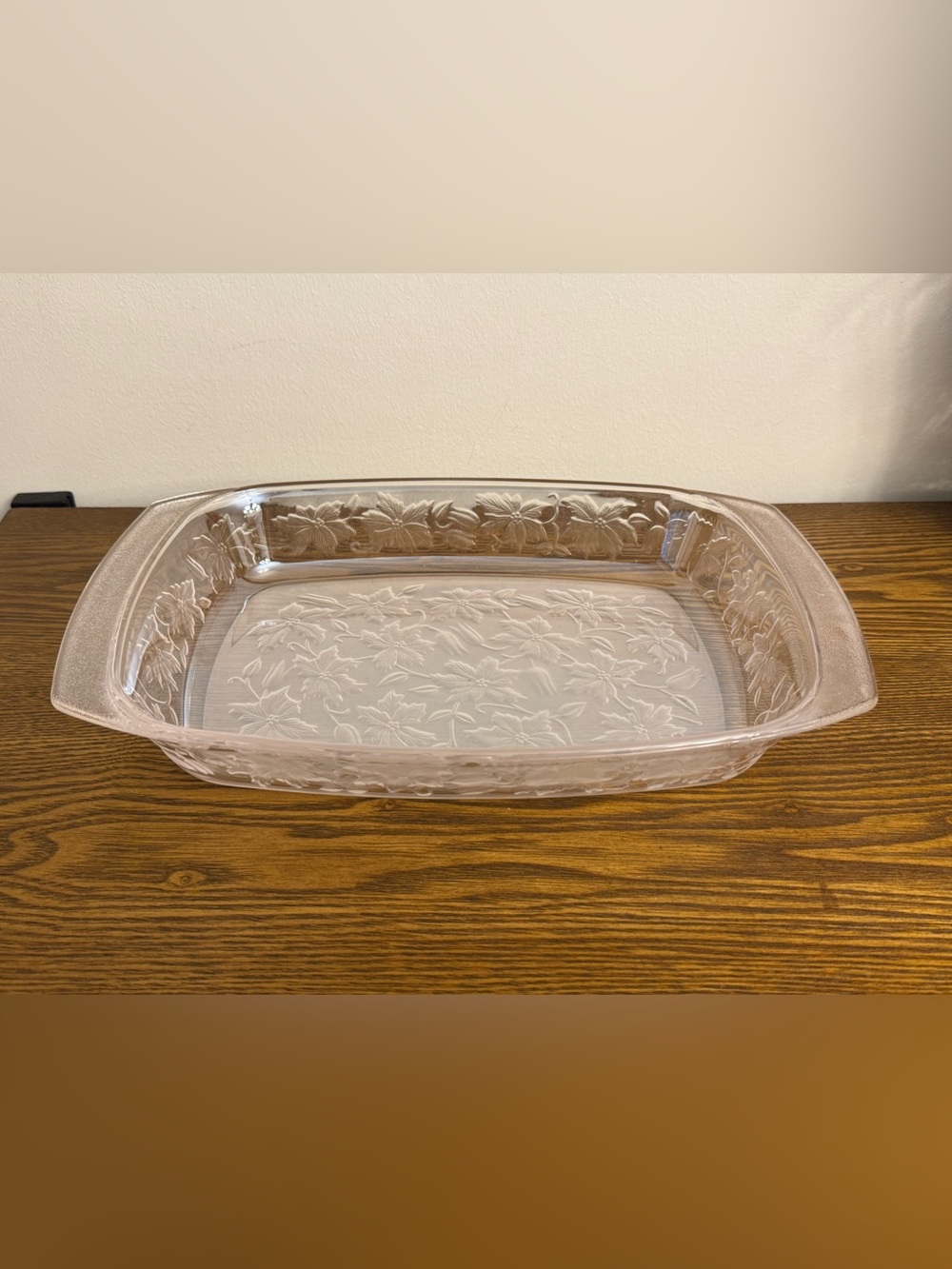 Vintage Princess House Fantasia Crystal Baking Dish #531 EUC